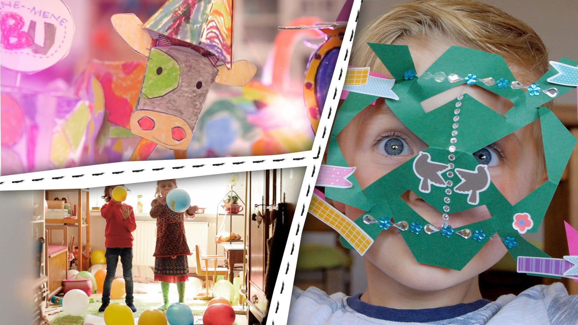 Party! Wir basteln Girlanden, spielen Sackhüpfen und tanzen