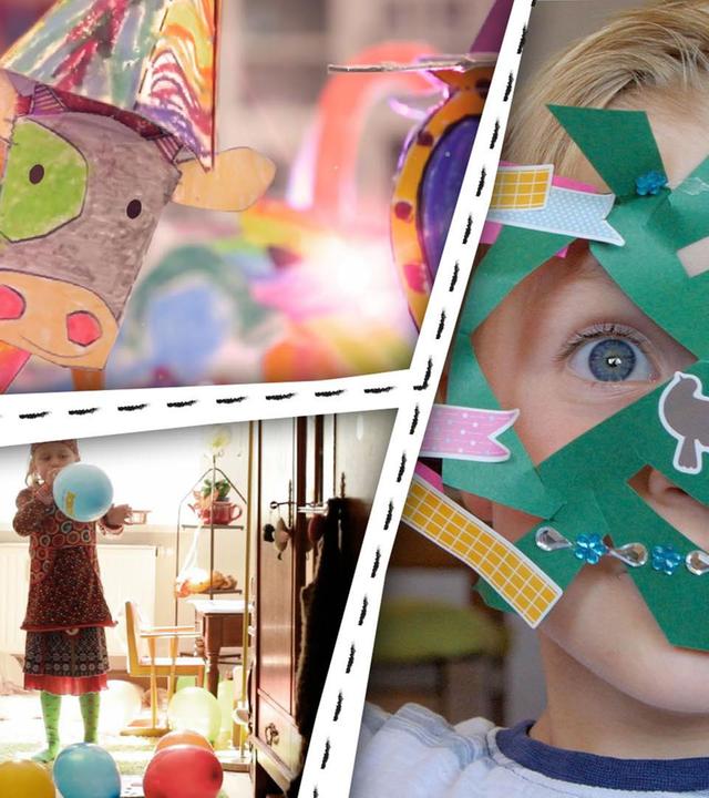 Party! Wir basteln Girlanden, spielen Sackhüpfen und tanzen