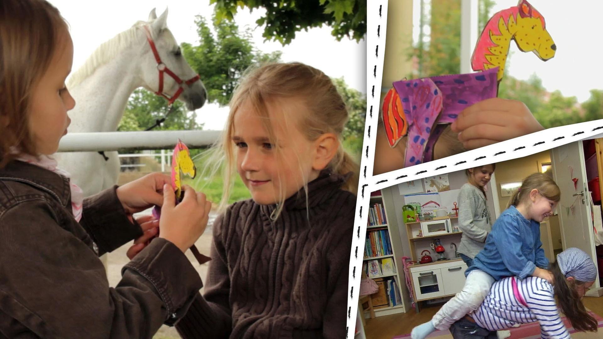 Pferde - wir spielen und basteln Pferdchen