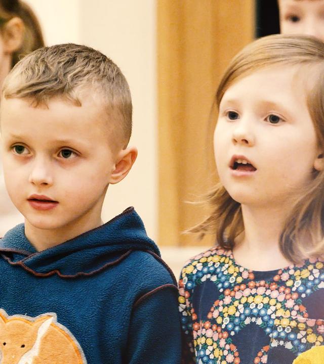 Philipp singt im Weihnachtschor