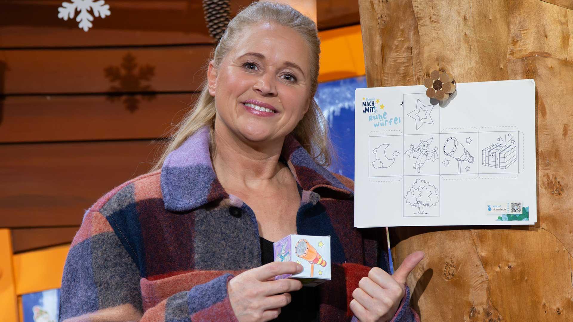 Ruhewürfel basteln bei MACH MiT! - Montag