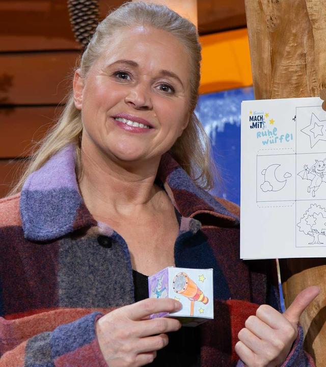 Ruhewürfel basteln bei MACH MiT! - Montag