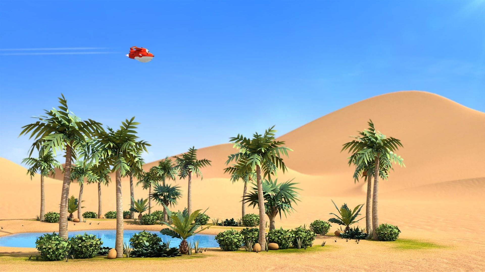 Schlittenfahren in der Wüste