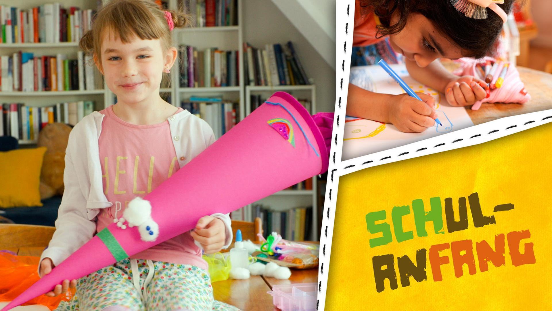 Schulanfang und Schultüte - ich bin Schulkind!