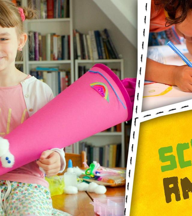 Schulanfang und Schultüte - ich bin Schulkind!