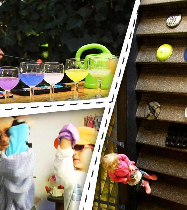 Selbstgebaute Instrumente und Musik machen