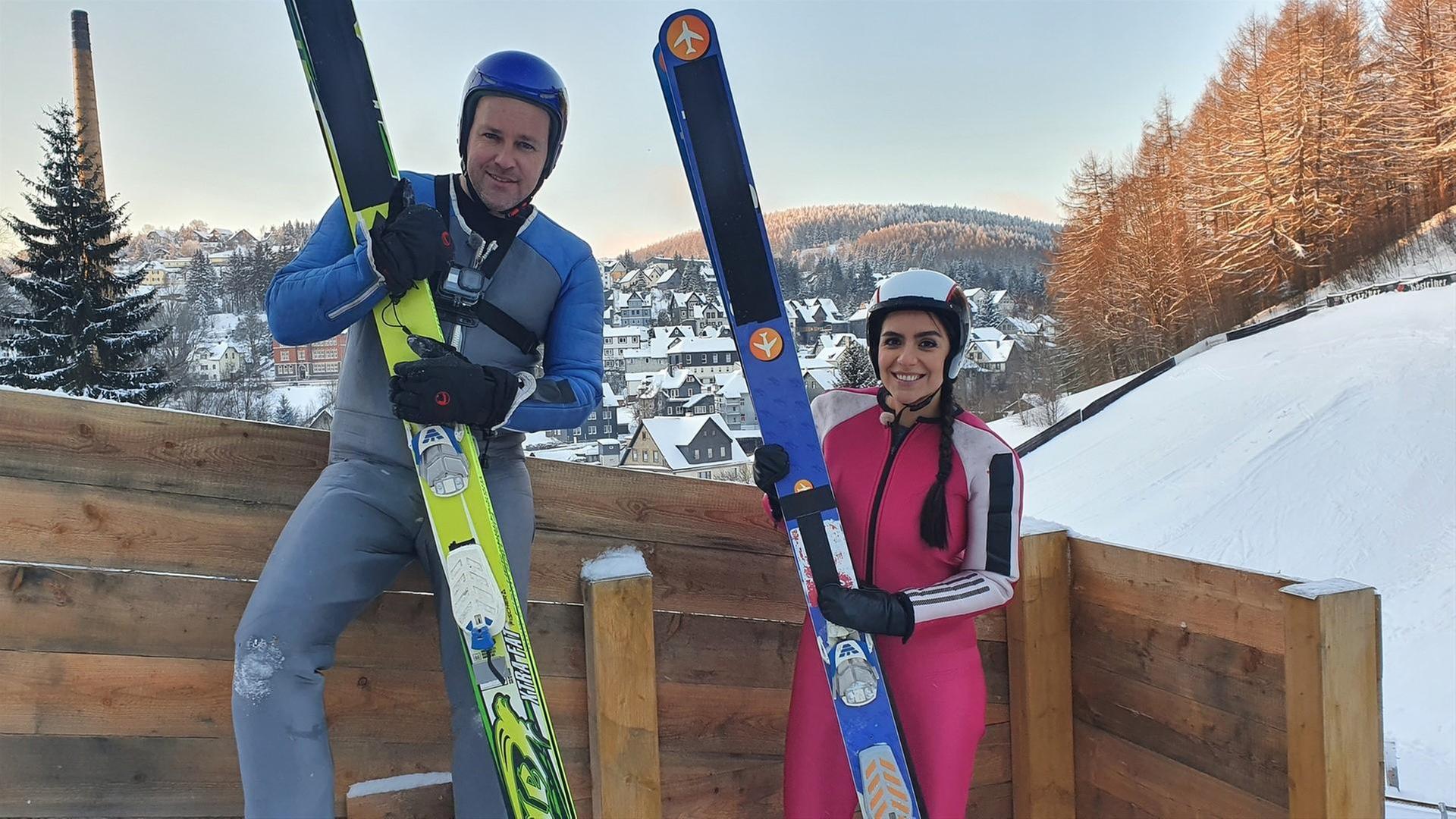 Skisprung-Challenge, Tag 2