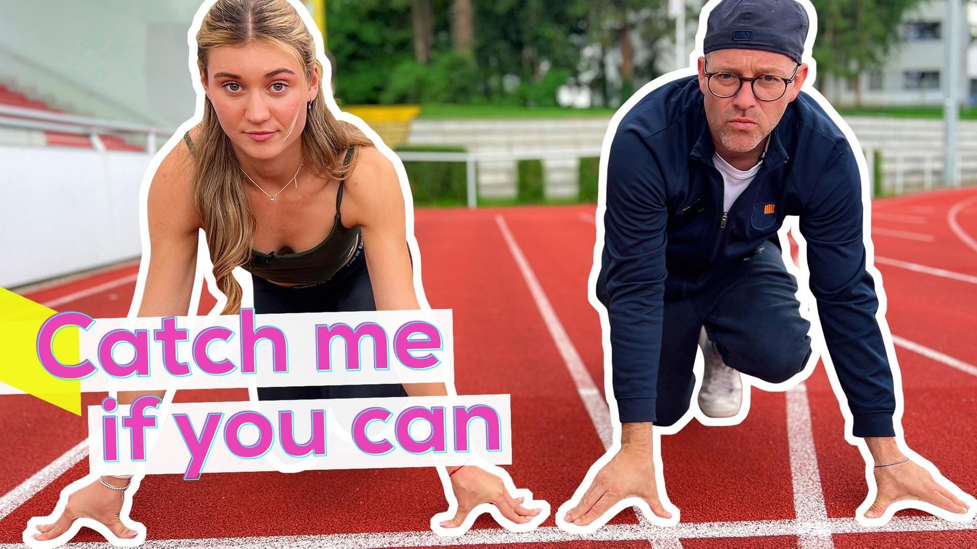 Speed-Challenge mit Sprinterin Johanna Martin