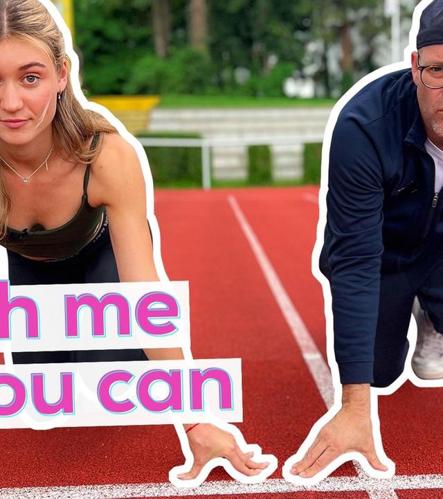 Speed-Challenge mit Sprinterin Johanna Martin