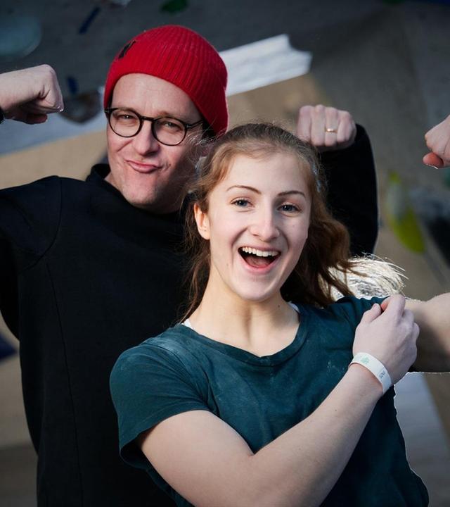 Speedklettern mit Franzi Ritter