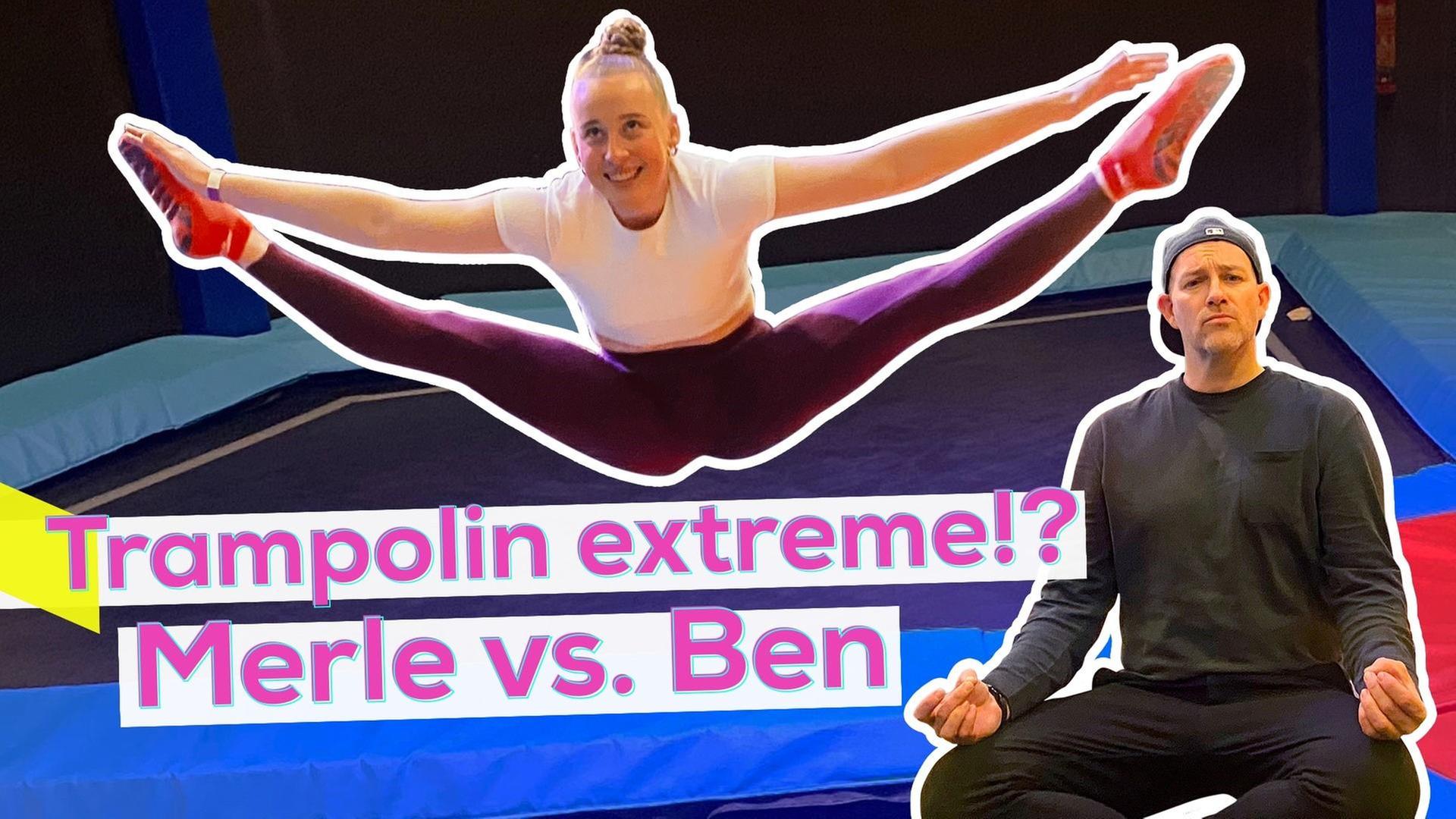 Trampolin-Challenge mit Merle Loosen
