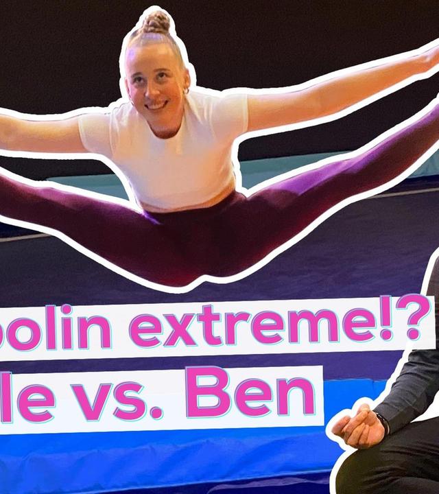 Trampolin-Challenge mit Merle Loosen