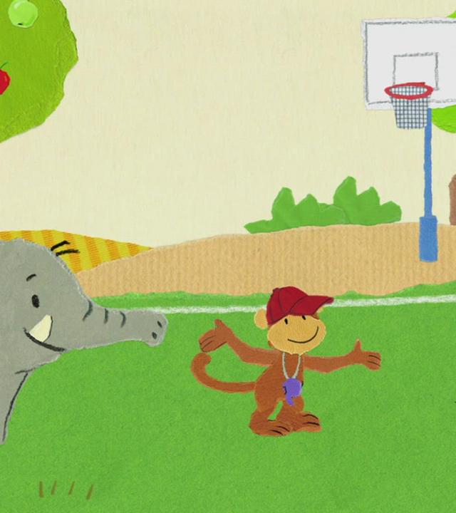 Viel los auf dem Fußballfeld