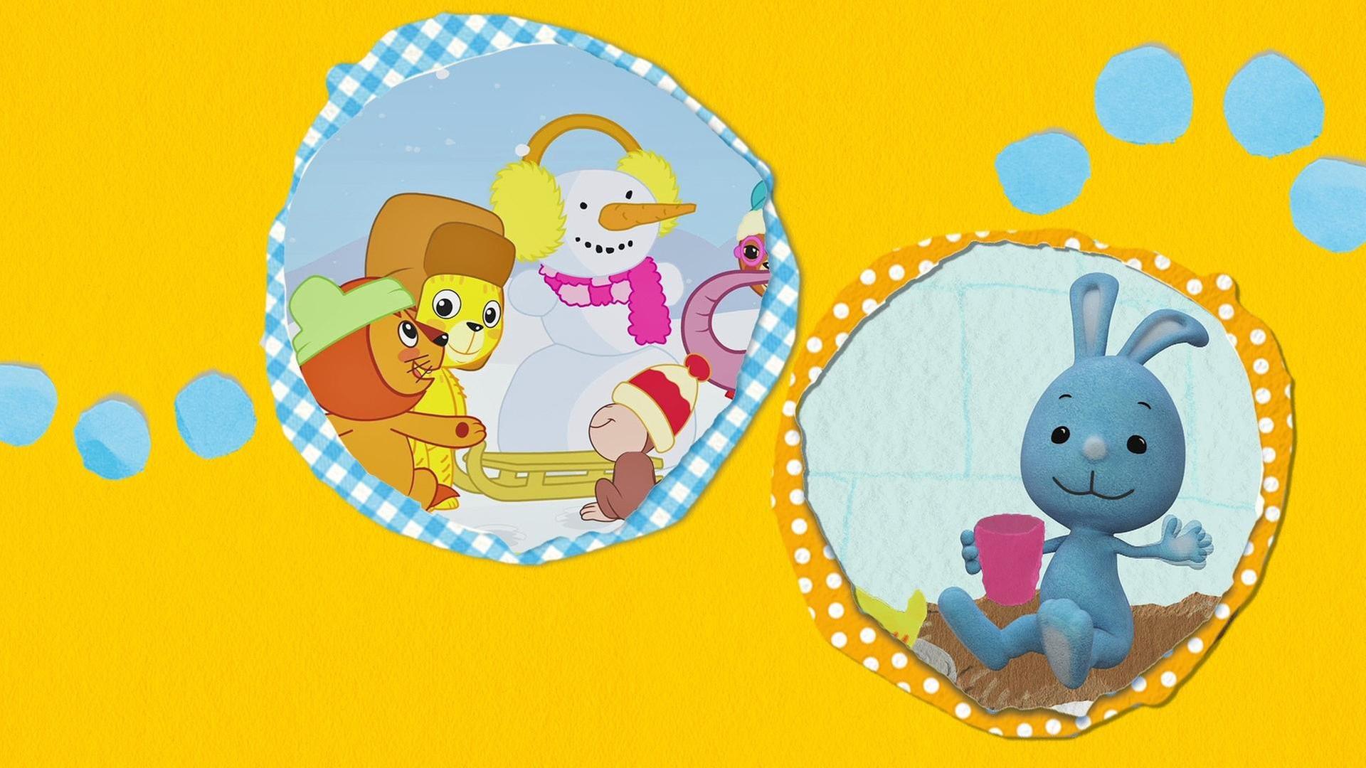 Von Vögeln und Häusern aus Schnee