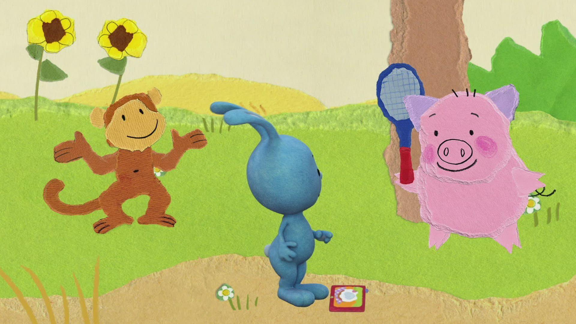 Wer hat sich in Kikaninchens Kuchen gesetzt?