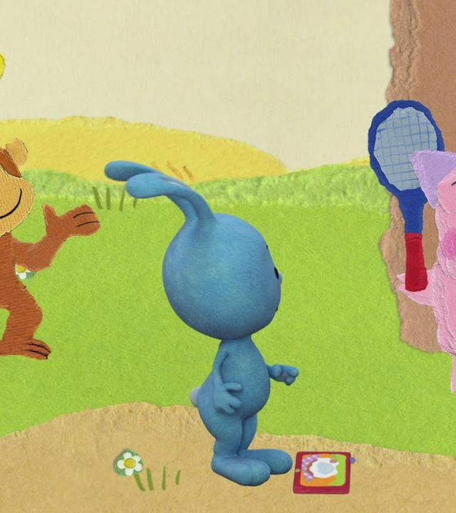 Wer hat sich in Kikaninchens Kuchen gesetzt?