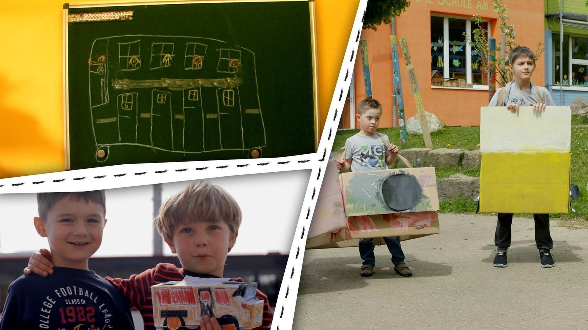 Wir basteln einen Bus und spielen damit