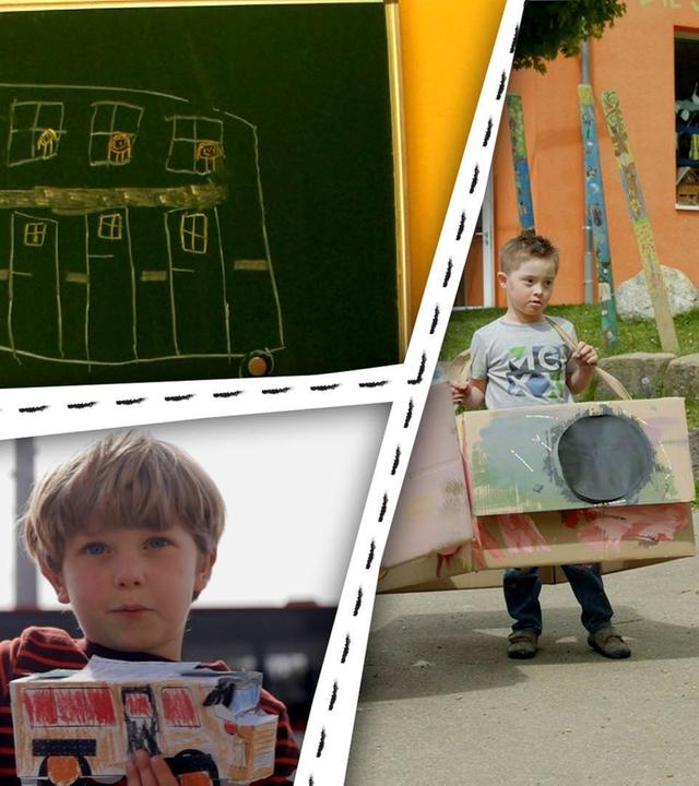 Wir basteln einen Bus und spielen damit