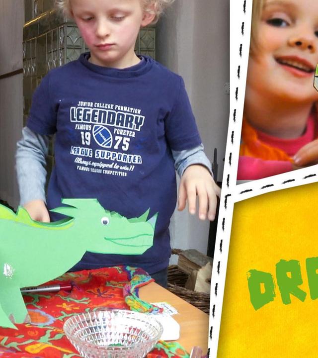 Wir basteln und malen Drachen