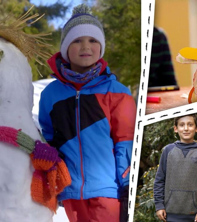 Wir bauen Schneemänner und singen ein Märchenlied