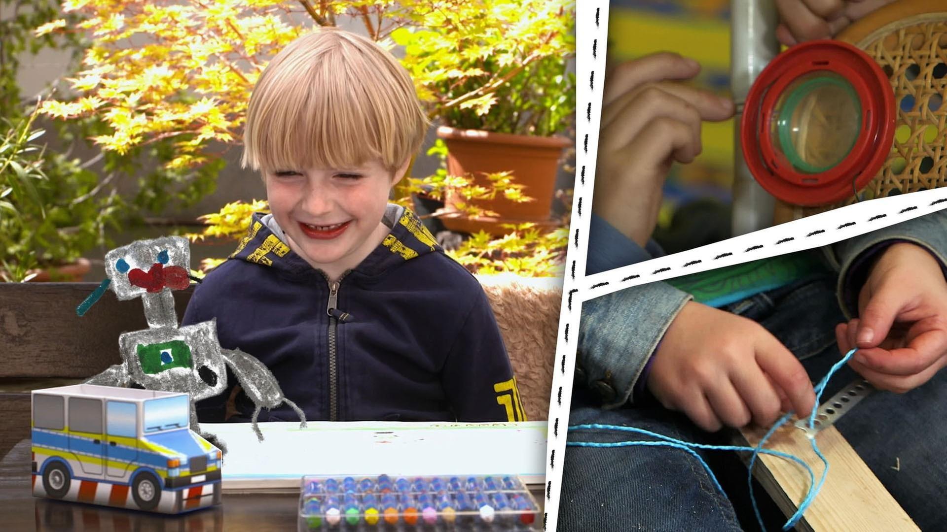 Wir erfinden Geräusche, ein Teleportal und eine Maschine