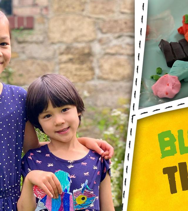 Wir suchen Kaulquappen, basteln Bienen und spielen Hula-Hoop