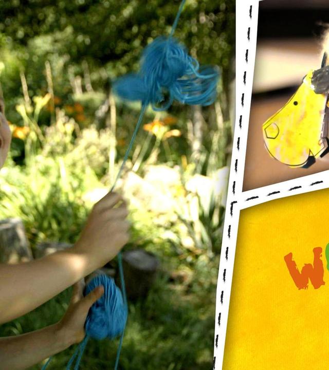 Wolle - Wir experimentieren mit Wolle und basteln ein Schaf
