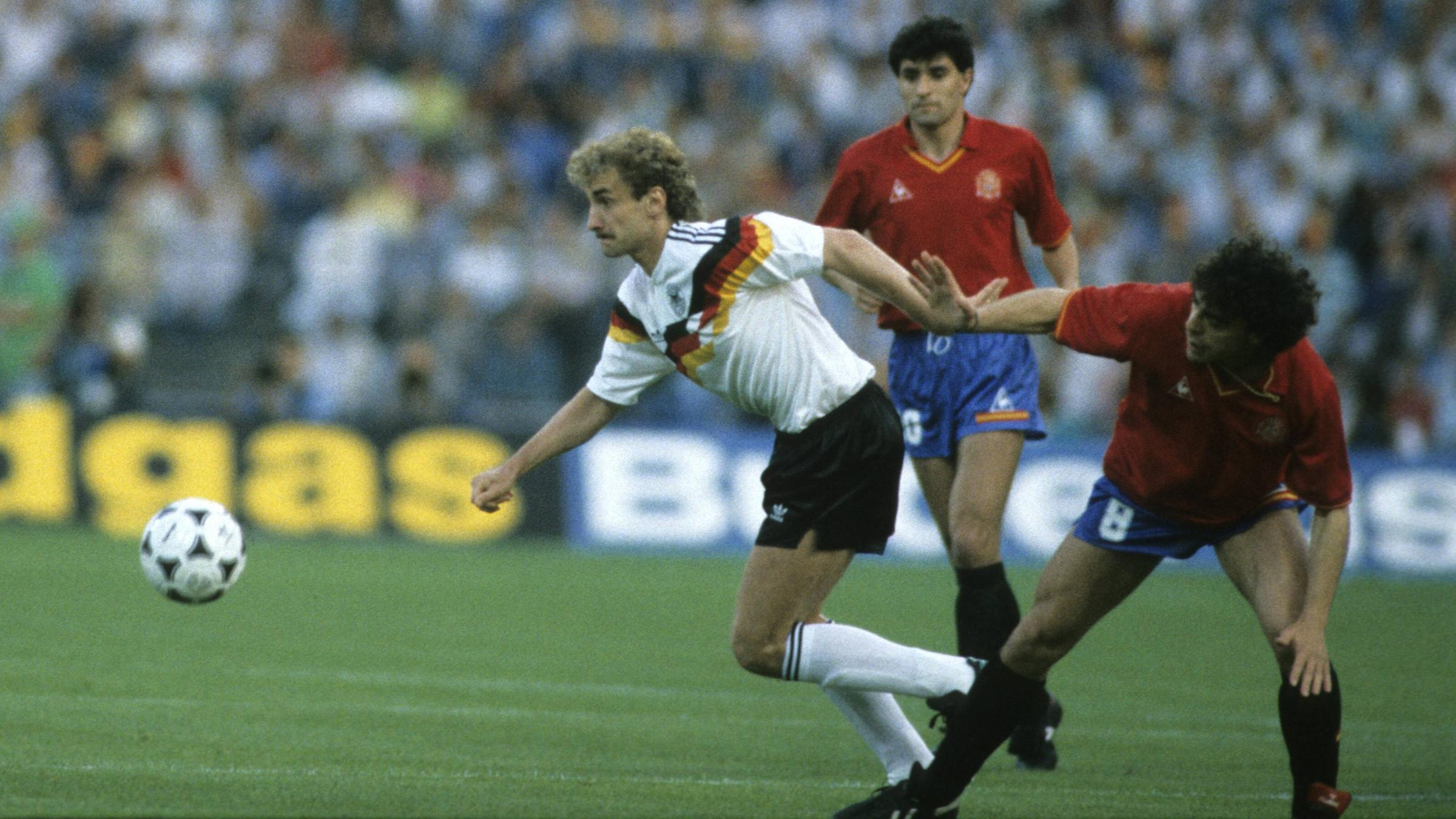 Rudi Völler bei der Heim-EM 1988