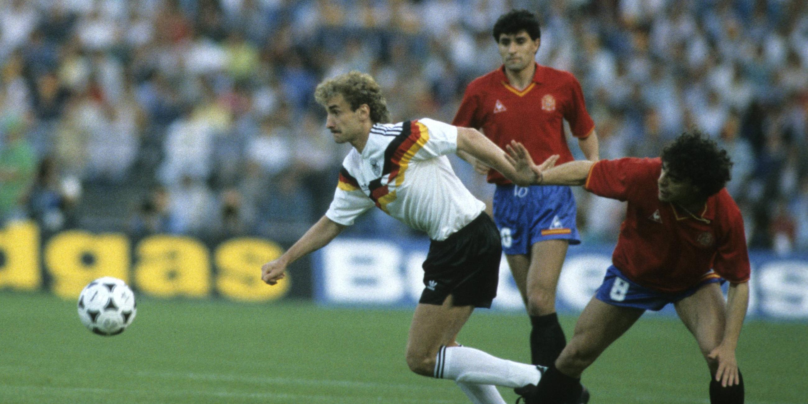 Rudi Völler bei der Heim-EM 1988