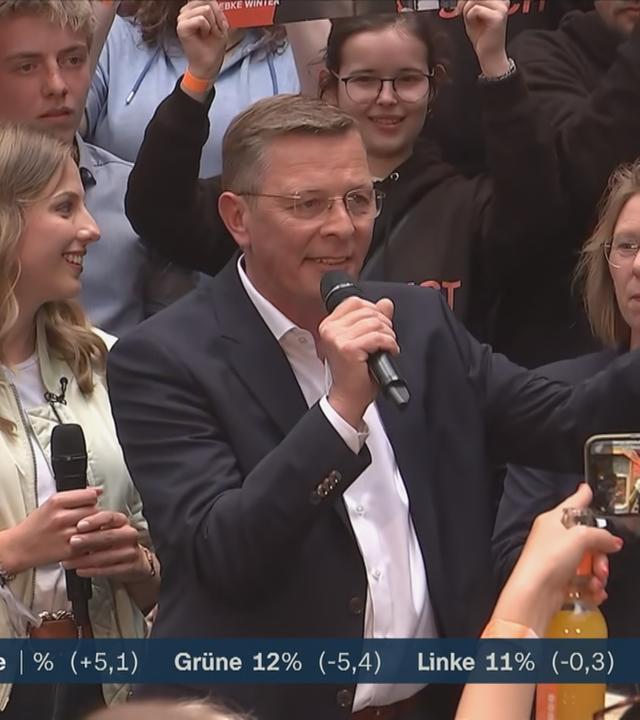 CDU-Spitzenkandidat Frank Imhoff zum Wahlausgang in Bremen.