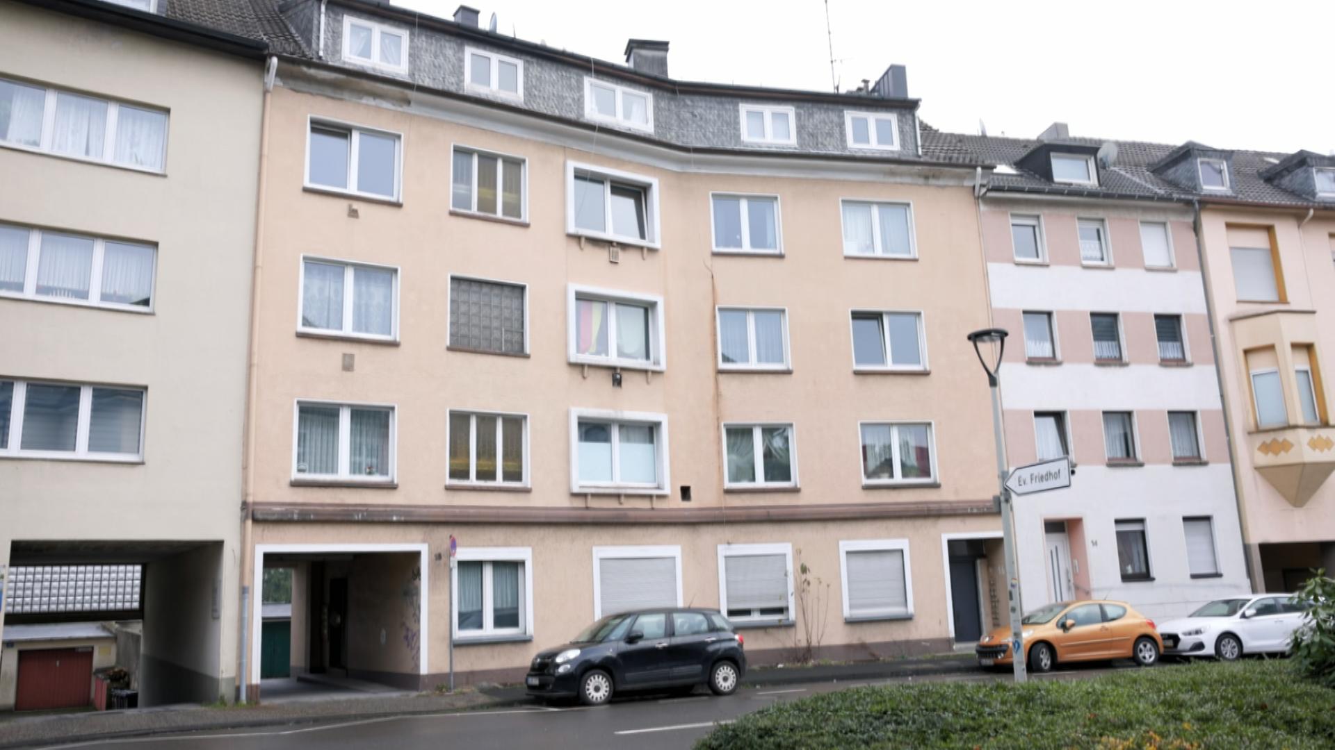 Häuserfront in Solingen