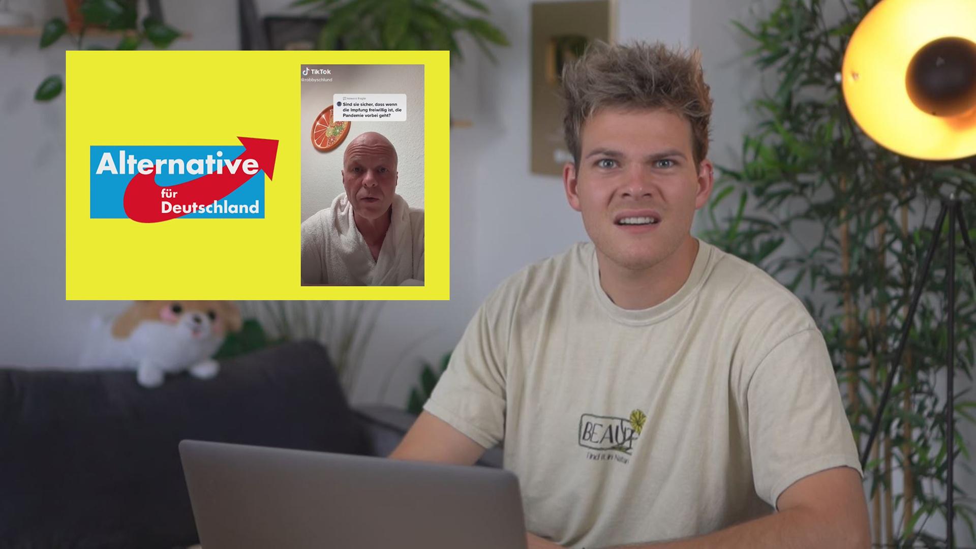 Influencer reagiert auf Wahlwerbung der AfD