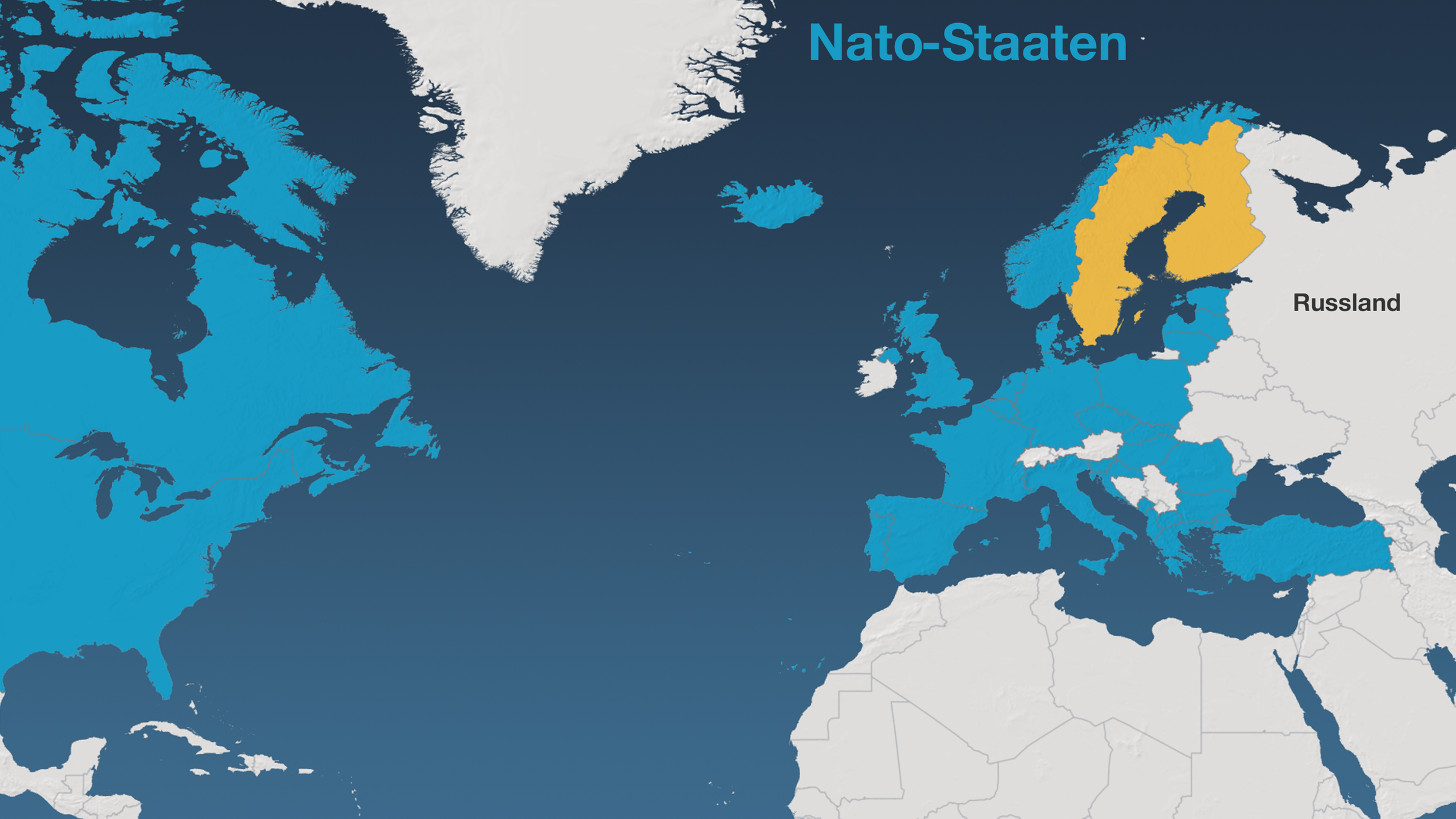 Infokarte: Nato-Staaten