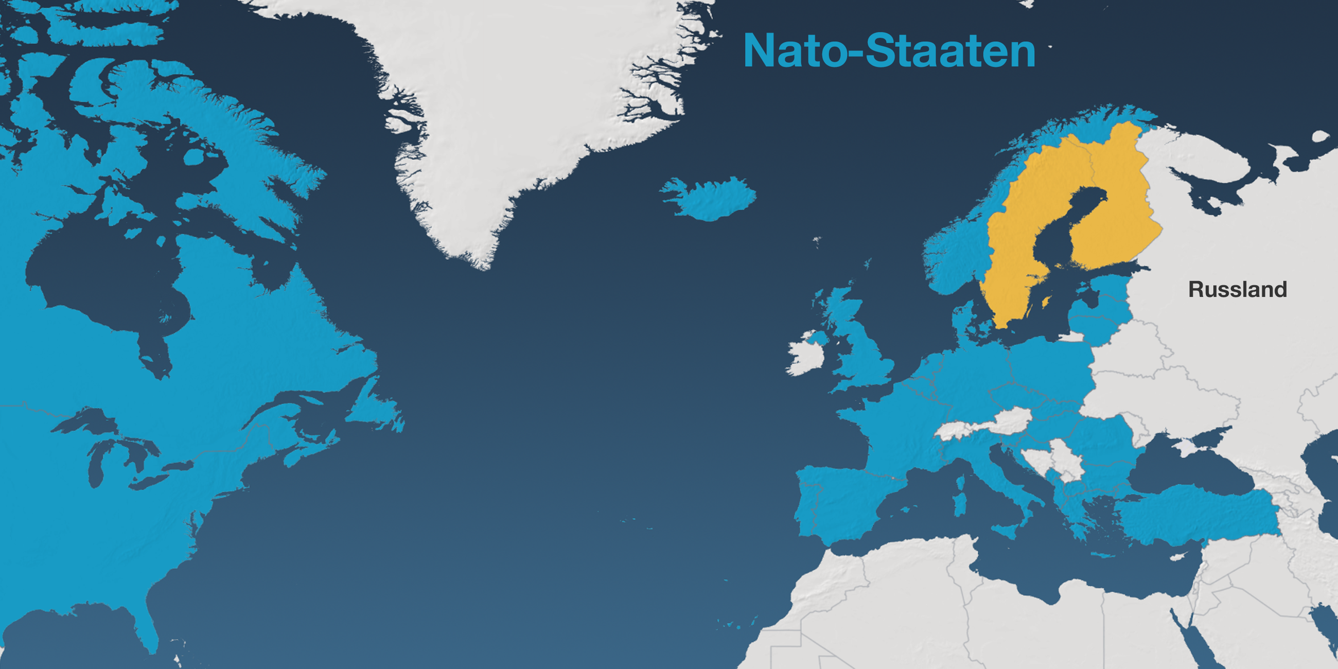 Infokarte: Nato-Staaten