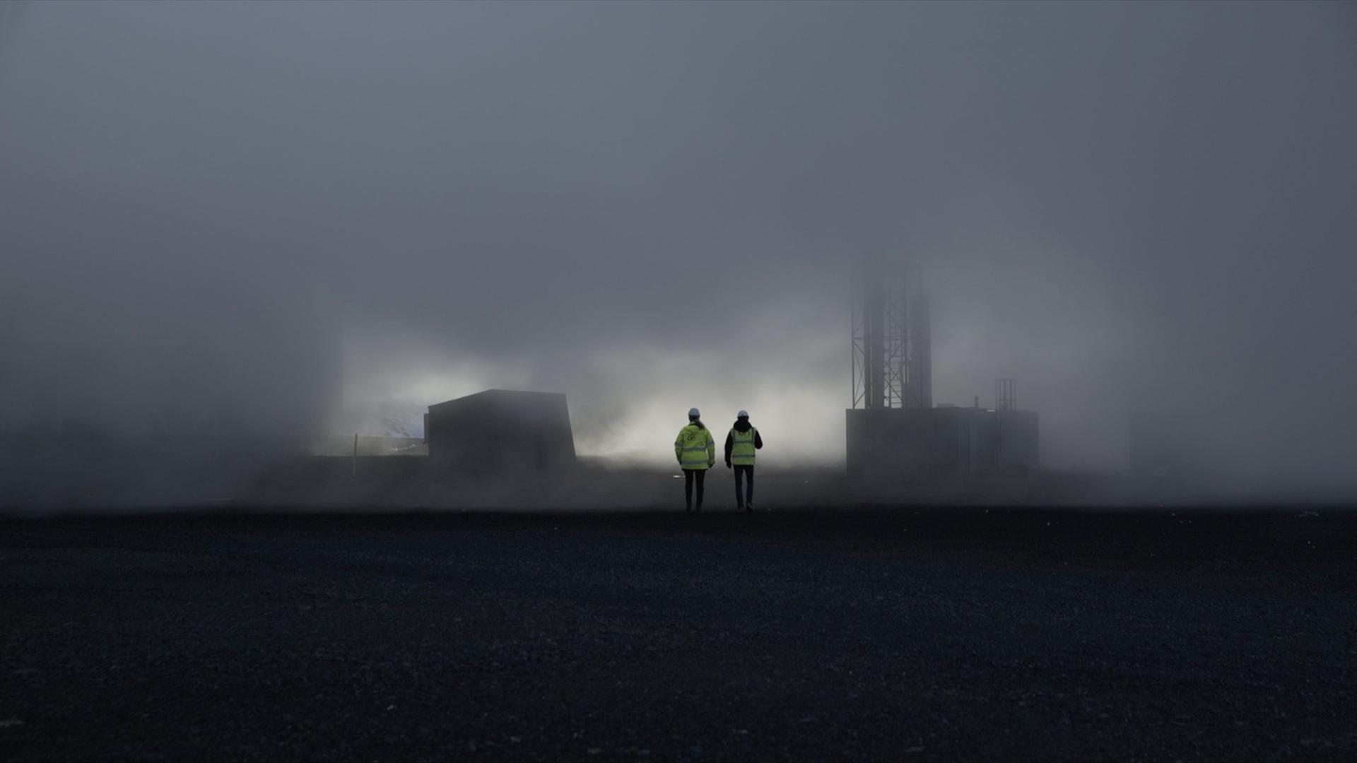 Ingolf Baur mit Edda Sif Arradotir vom Isländischen Energieversorger Reykjavík Energy