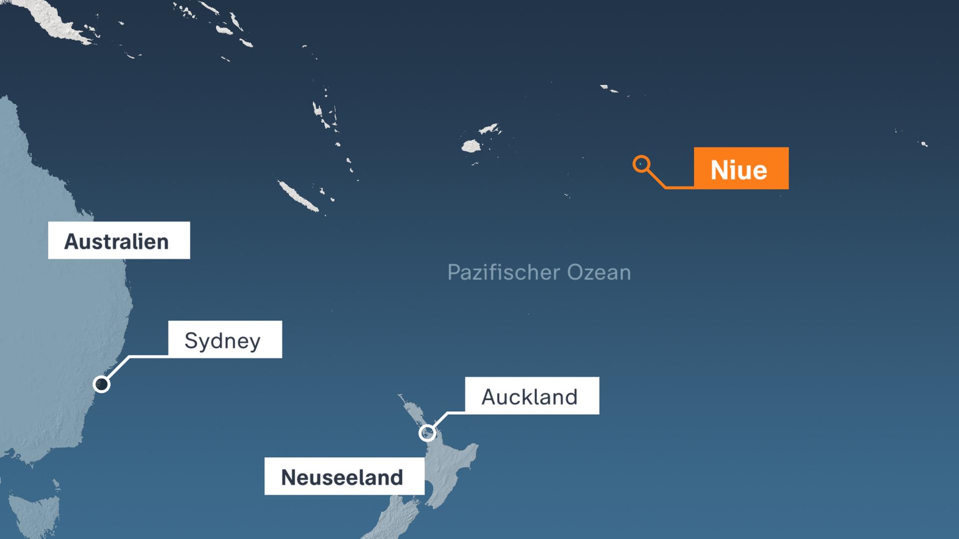 Karte: Insel Niue