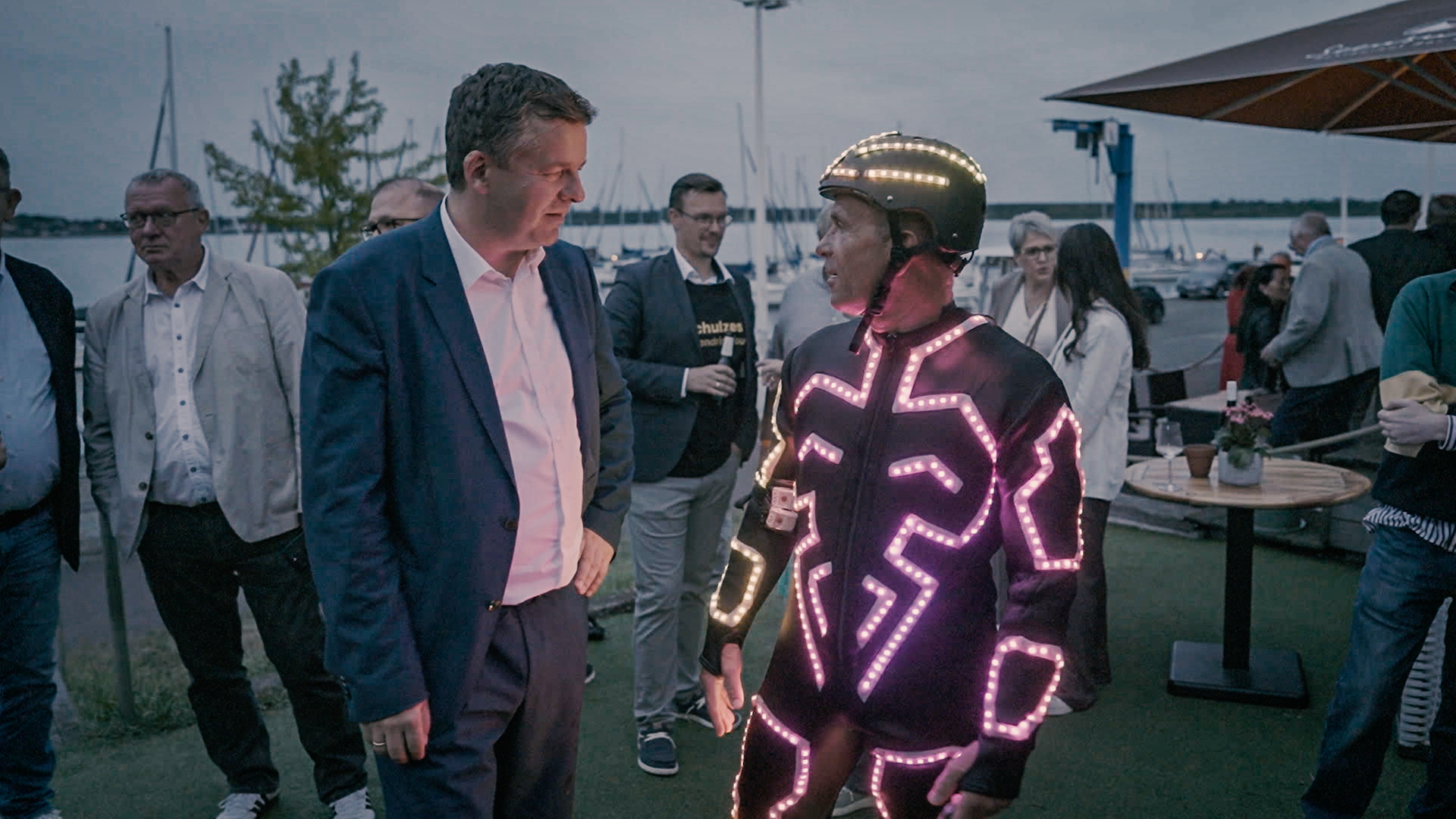 Ministerpräsident Sven Schulze beim Sommerfest der CDU Sachsen-Anhalt.