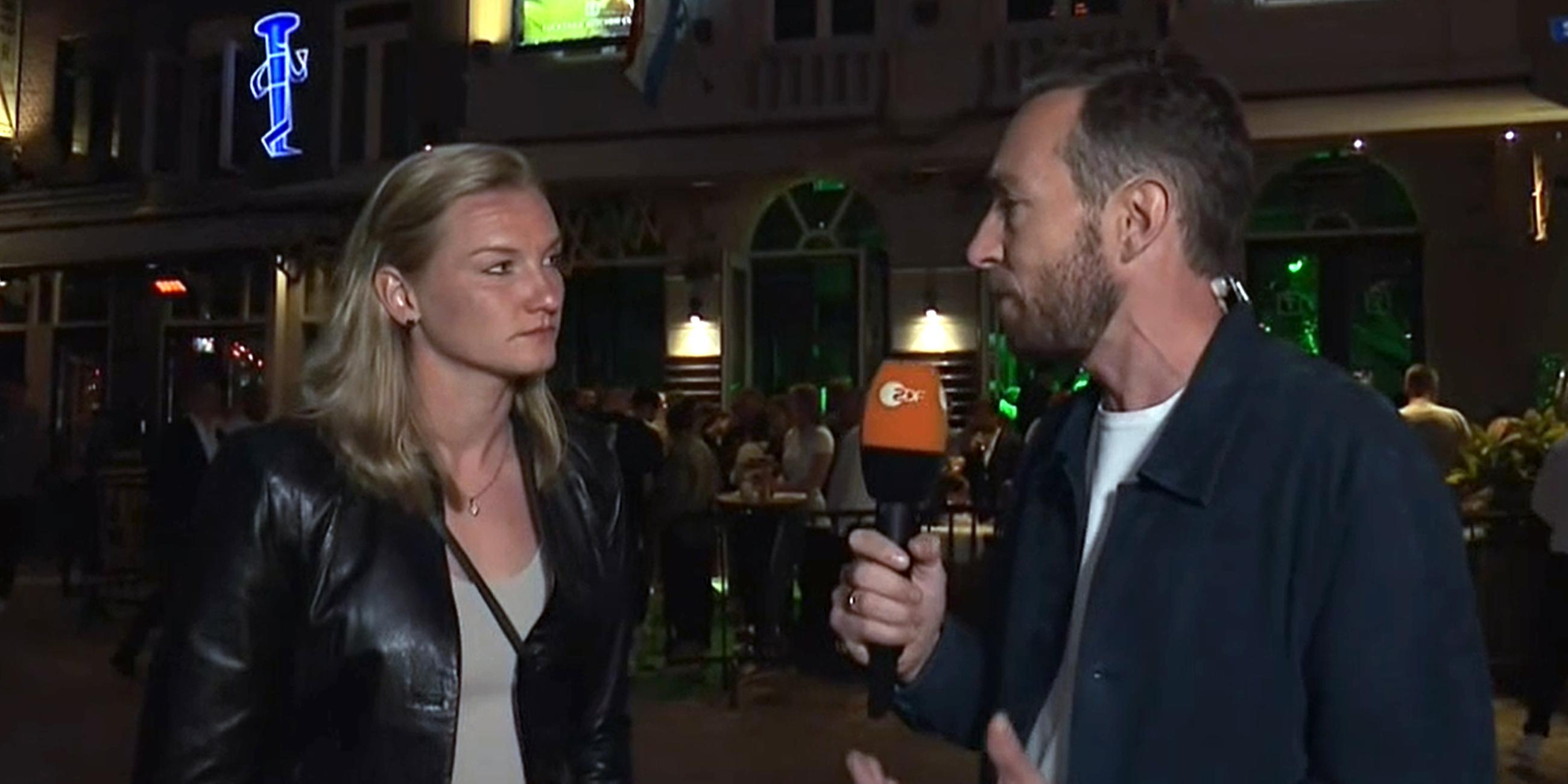 03.06.2023, Eindhoven, Niederlande: Alexandra Popp (VfL Wolfsburg) im Interview mit Sven Voss