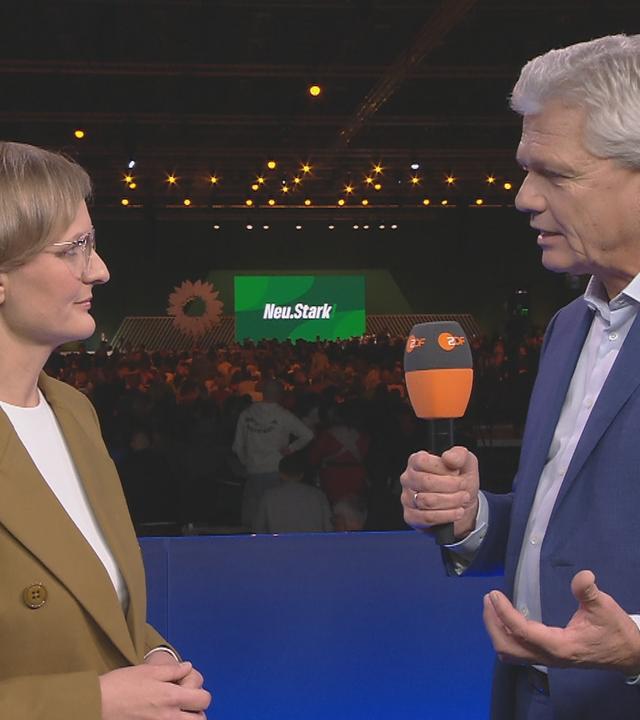 Franziska Brantner, neugewählte Parteivorsitzende von Bündnis 90/Die Grünen