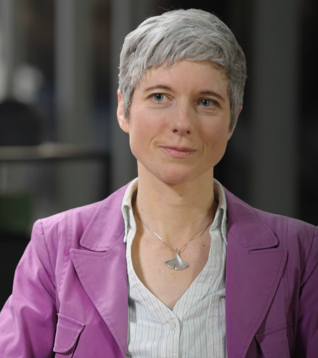 Julia Pongratz im Studio von Terra X Harald Lesch