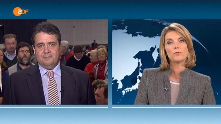 Interview, Sigmar Gabriel, Marietta Slomka