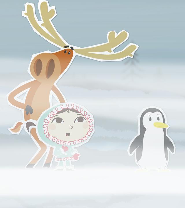 Die Freunde verlieren im Nebel die Orientierung.