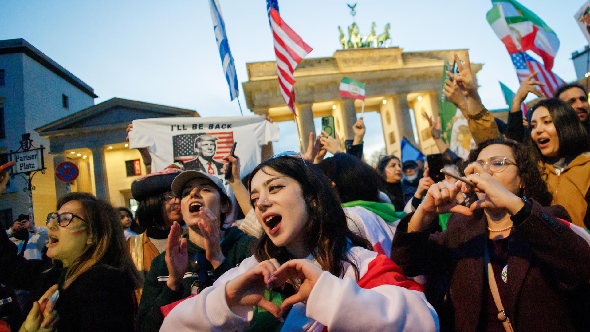 Iran-Demo in Berlin