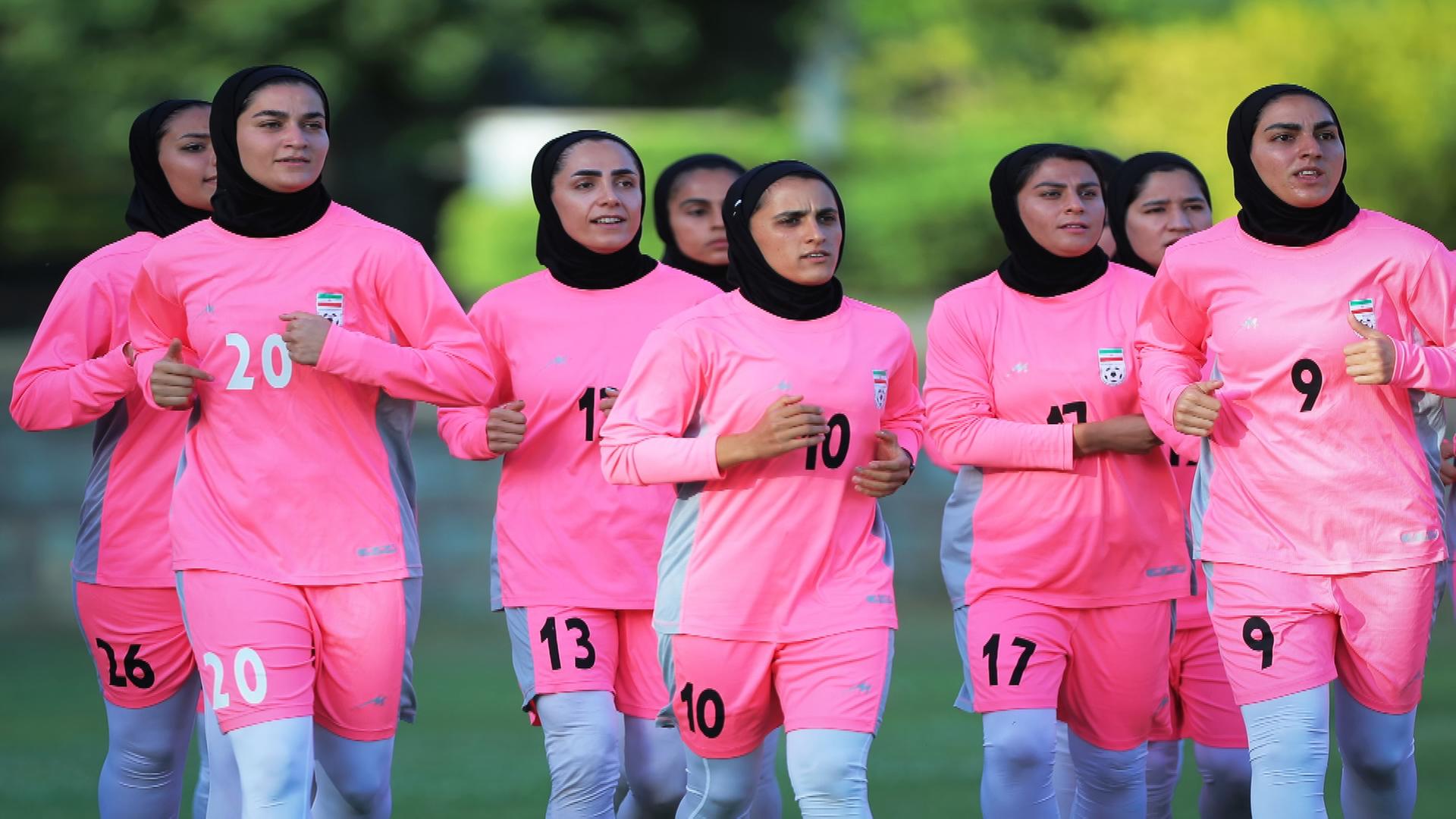Irans Frauenfußball-Nationalmannschaft im Trainingslager