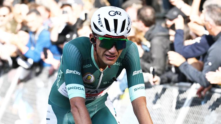 Der Mexikaner Isaac del Toro bei der Deutschland Tour.