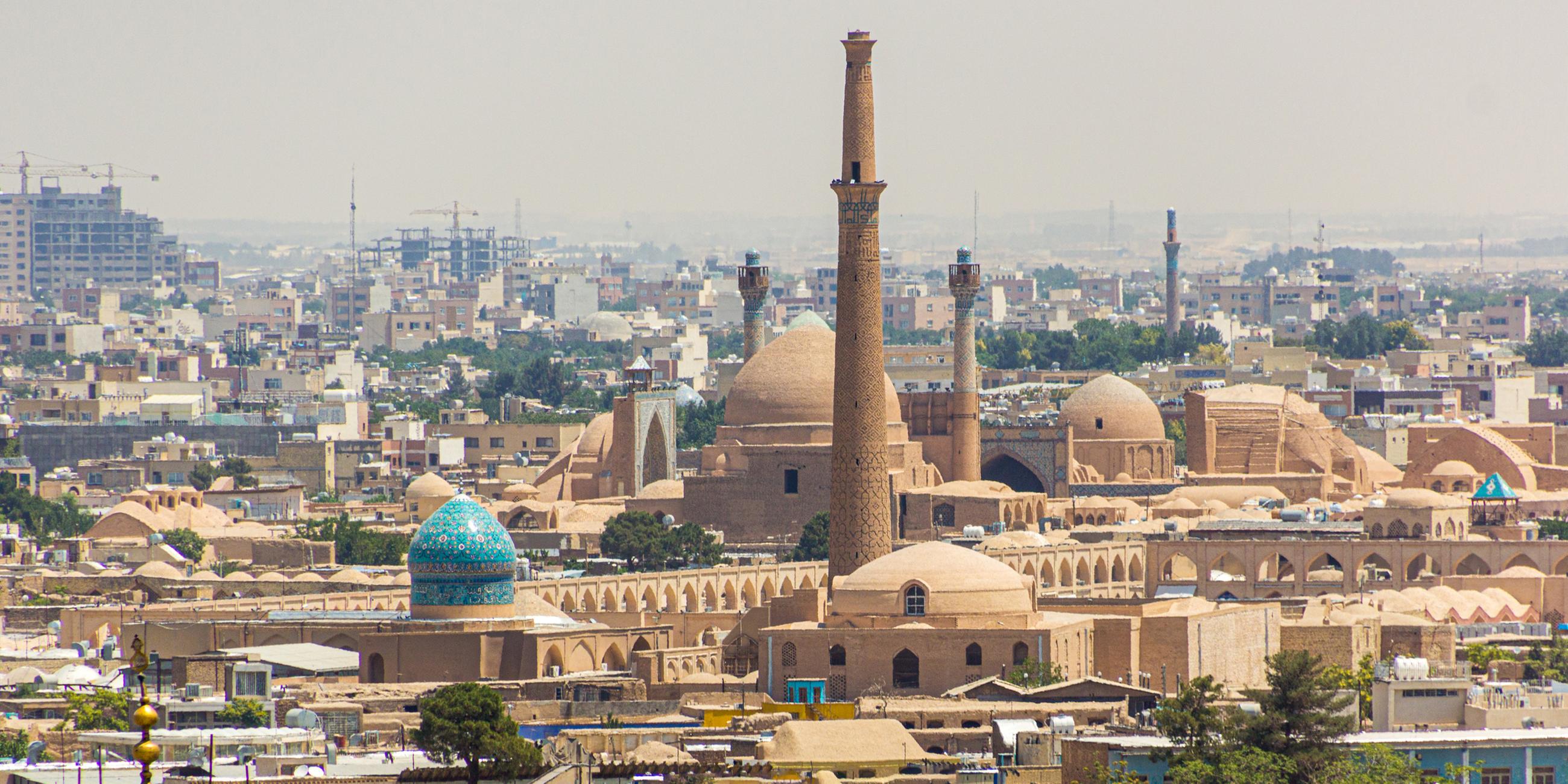 Archiv: Luftaufnahme der Jameh-Moschee in Isfahan, Iran am 11.01.2023