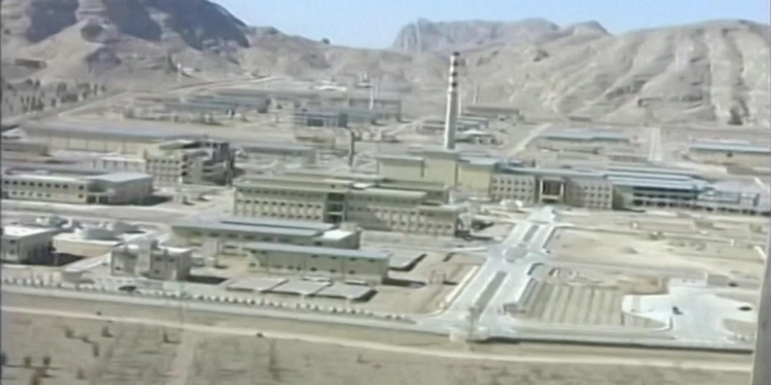 Luftbild der Nuklearanlage in Isfahan aus dem Jahr 2005