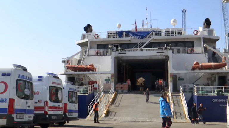 Hospitalschiff in Iskenderun, Türkei
