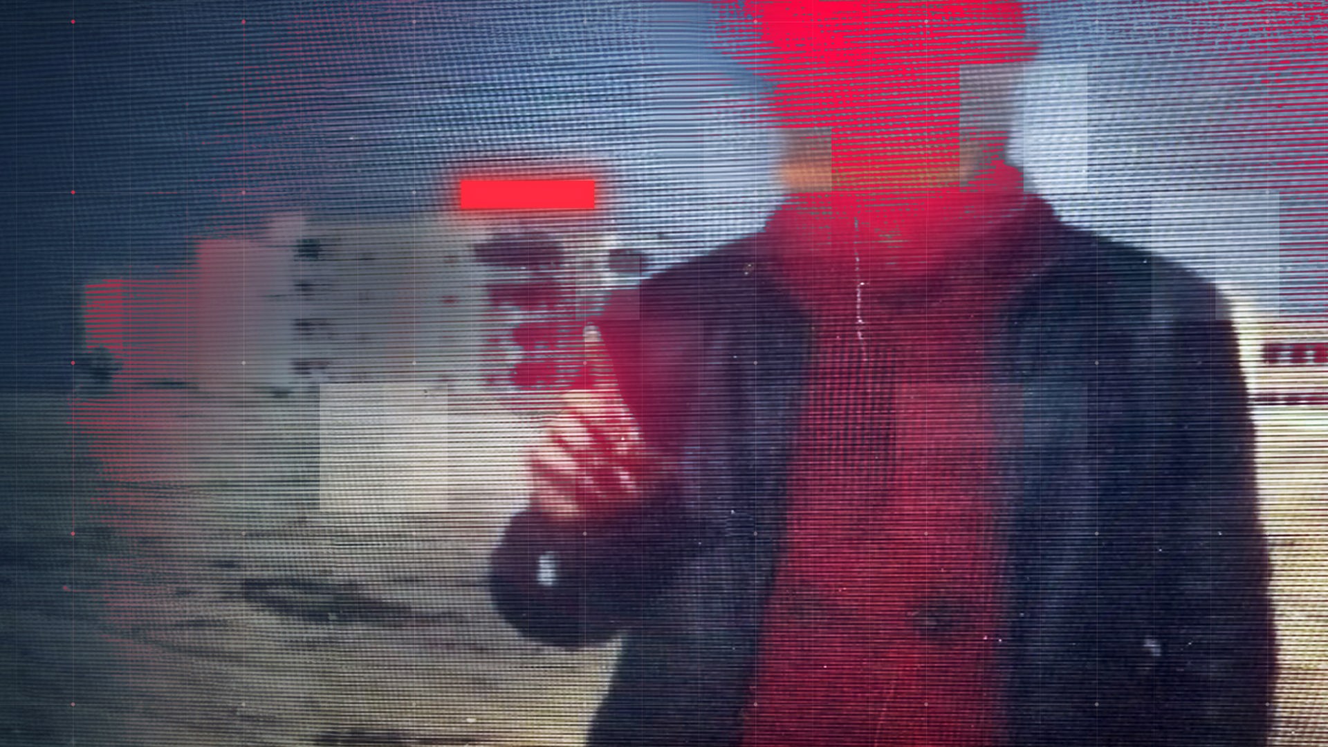 Anonymisiertes Torso-Foto von Wassim Al M., Geflüchteter aus Syrien, der im Februar 2025 am Berliner Holocaust-Mahnmal einen Touristen getötet haben, mit erhobenem Tauhid-Finger