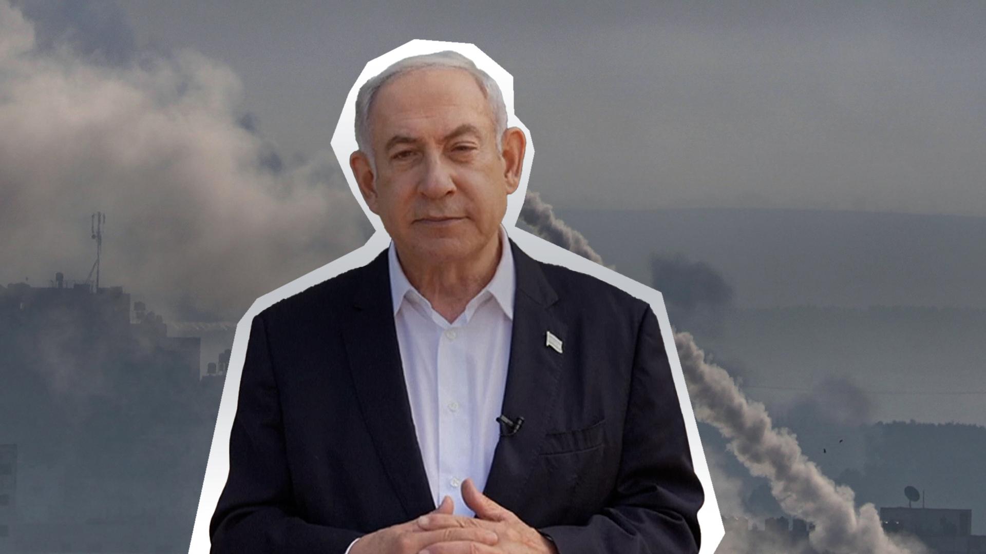 Die Hamas haben Israel massiv mit Raketen beschossen. Israels Ministerpräsident Netanjahu sagt: "Wir sind im Krieg"
